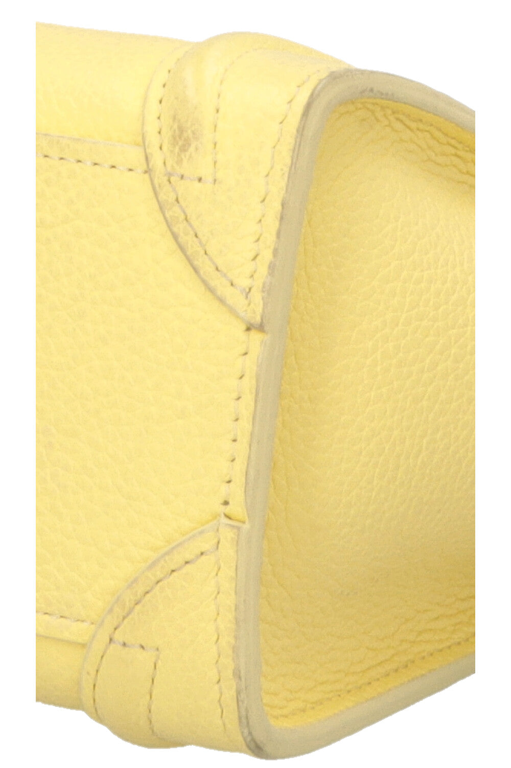 CELINE Nano Luggage Crossbody Bag Yellow
