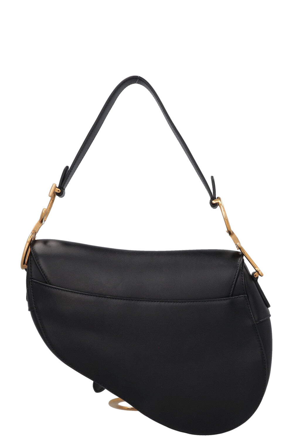 CHRISTIAN DIOR Saddle Bag Soft Leather Black