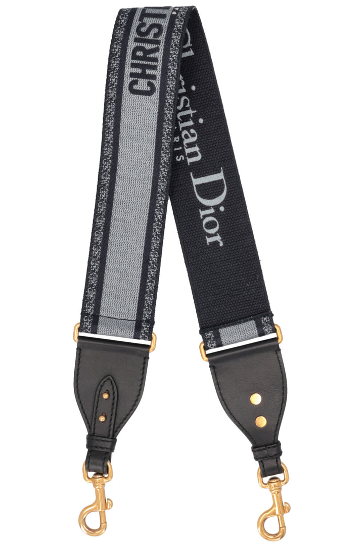 CHRISTIAN DIOR Logo Shoulder Strap Canvas