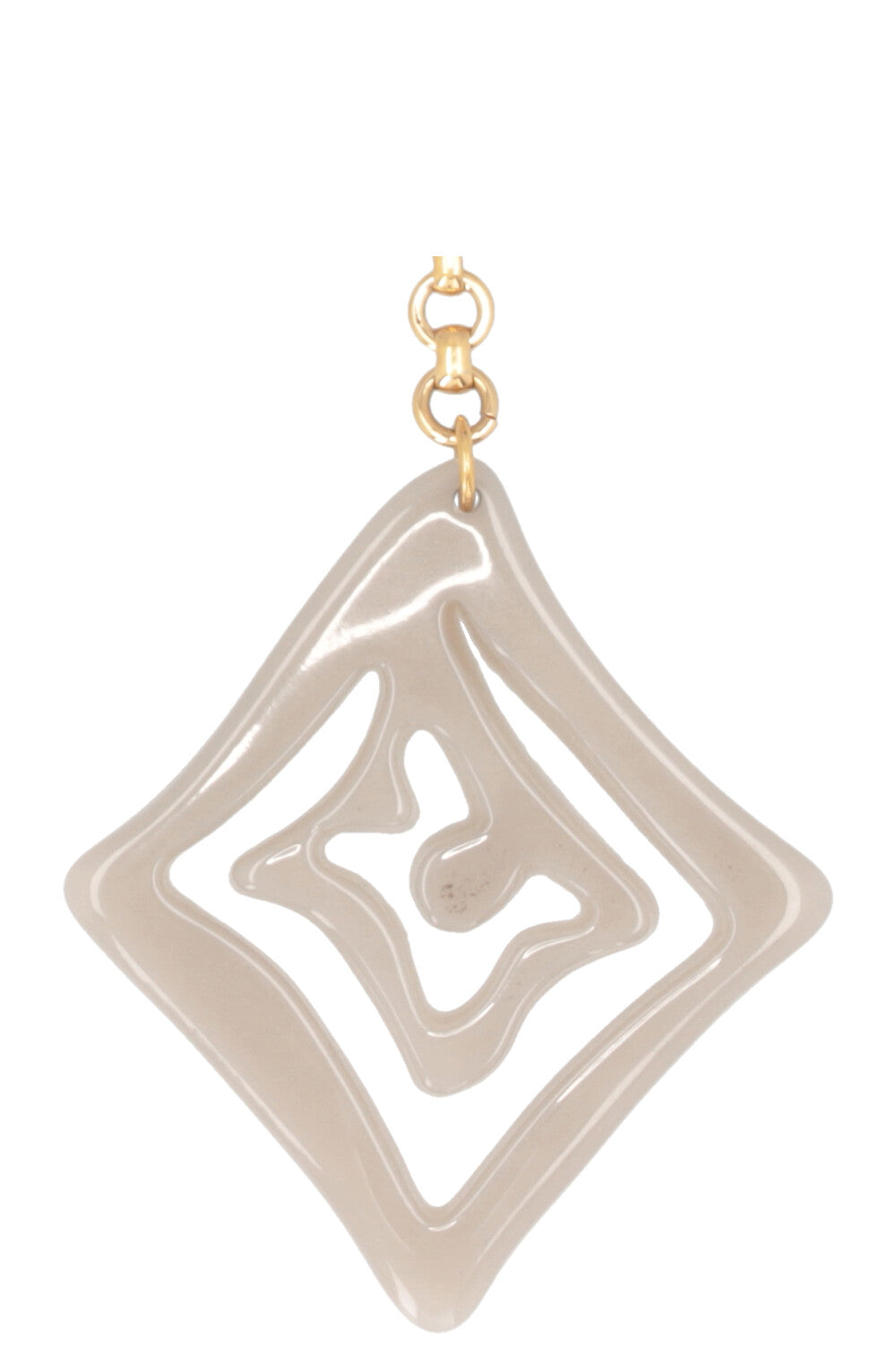 LOUIS VUITTON Key Ring Gold Pink