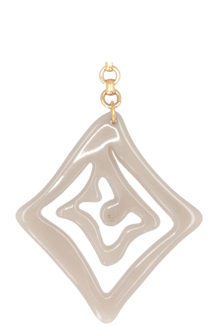 LOUIS VUITTON Key Ring Gold Pink