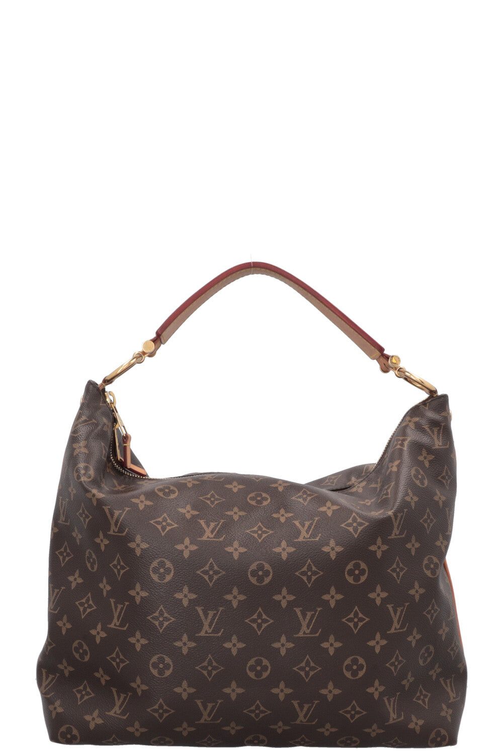 LOUIS VUITTON Sully MM Hobo Bag MNG Canvas