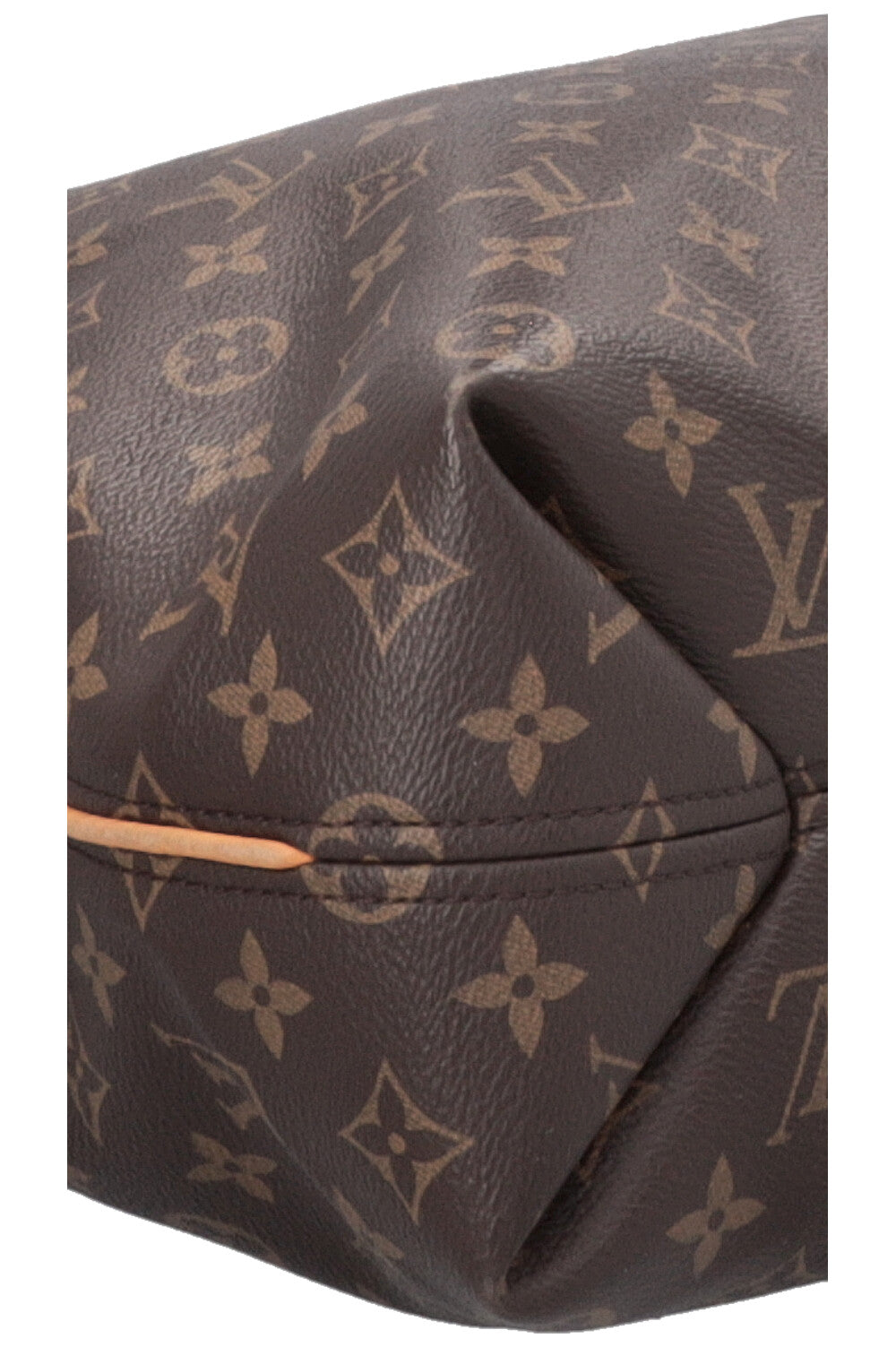 LOUIS VUITTON Sully MM Hobo Bag MNG Canvas