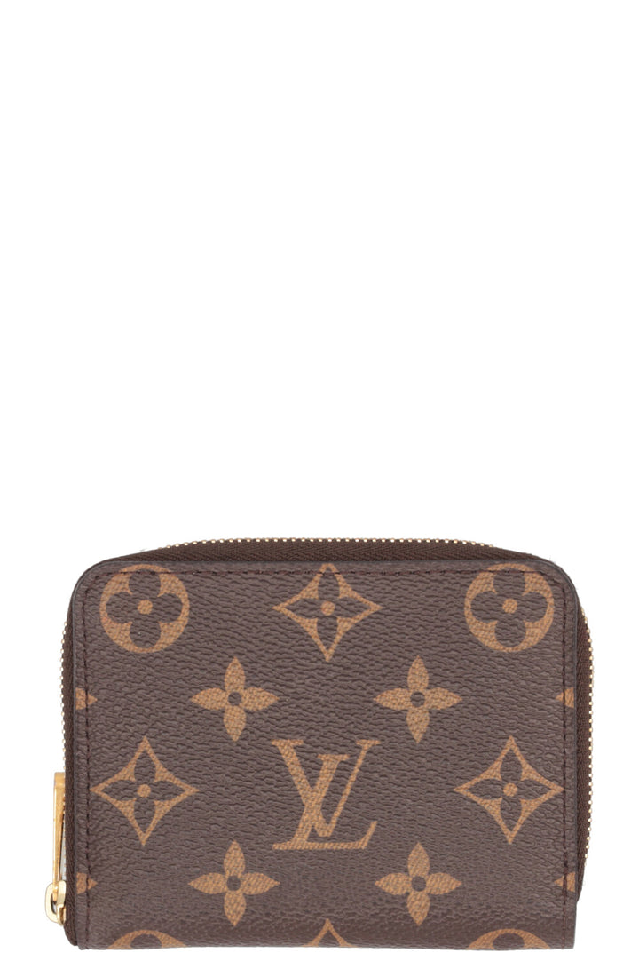 LOUIS VUITTON Zippy Coin Purse MNG Canvas