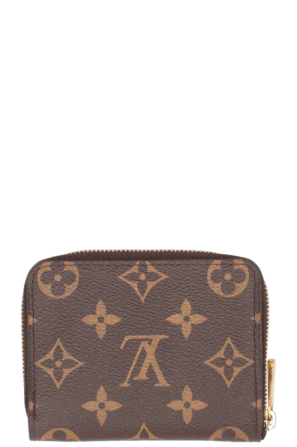 LOUIS VUITTON Zippy Coin Purse MNG Canvas