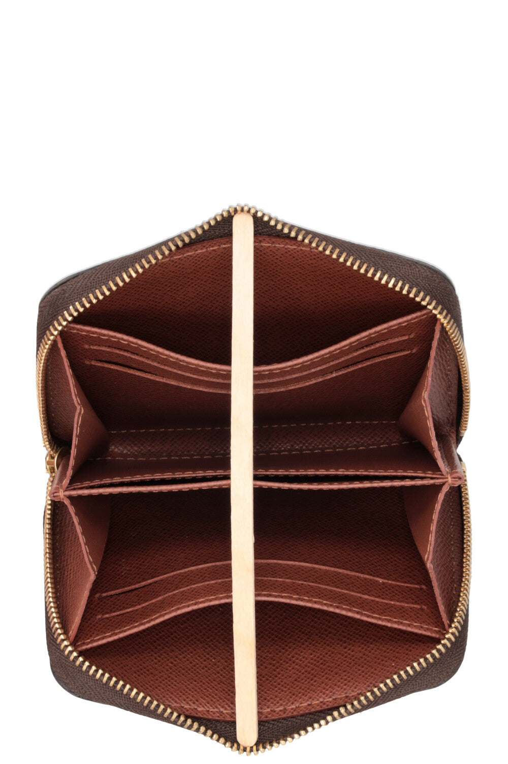 LOUIS VUITTON Zippy Coin Purse MNG Canvas