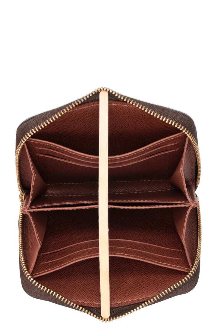 LOUIS VUITTON Zippy Coin Purse MNG Canvas
