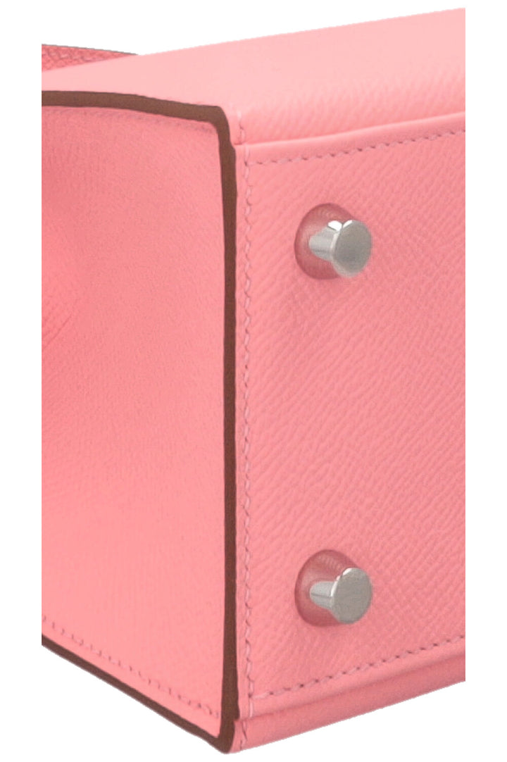 HERMÈS Kelly 25 Sellier Epsom Rose Confetti