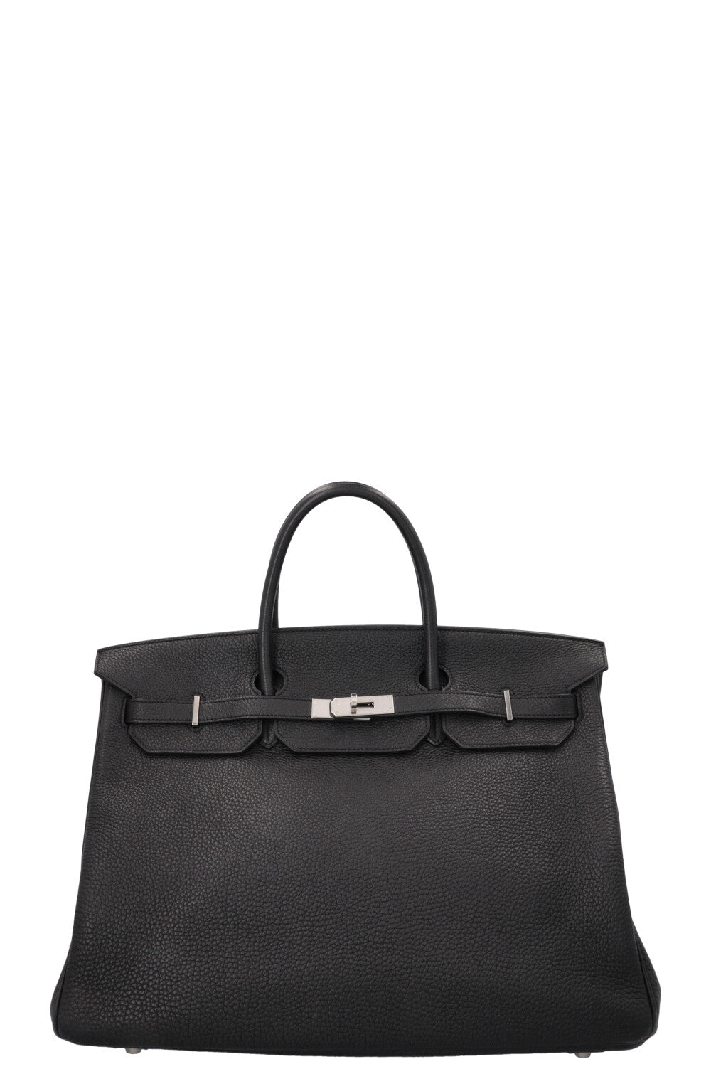 HERMÈS Birkin 40 Retourne Clemence Black