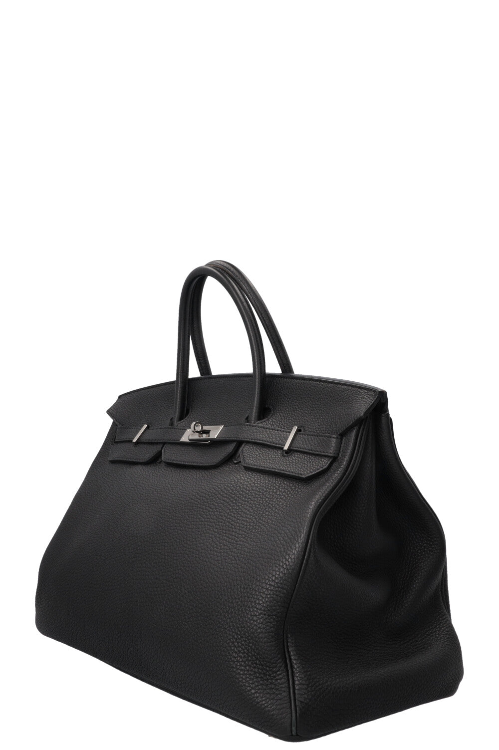 HERMÈS Birkin 40 Retourne Clemence Black