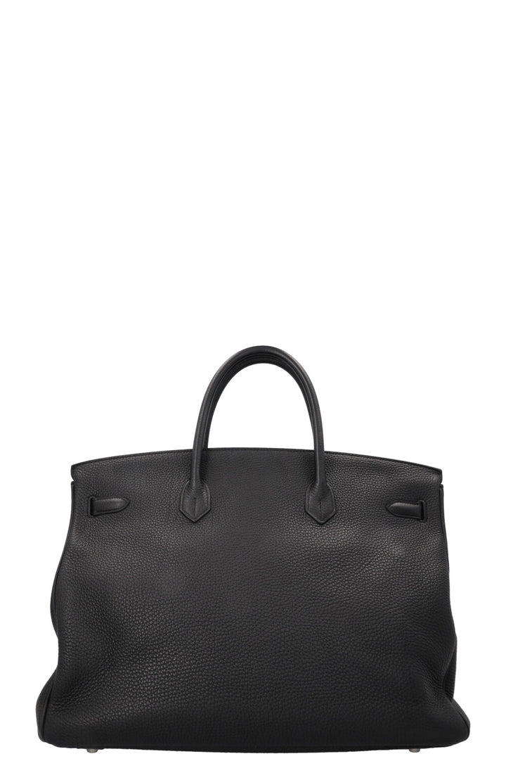 HERMÈS Birkin 40 Retourne Clemence Black