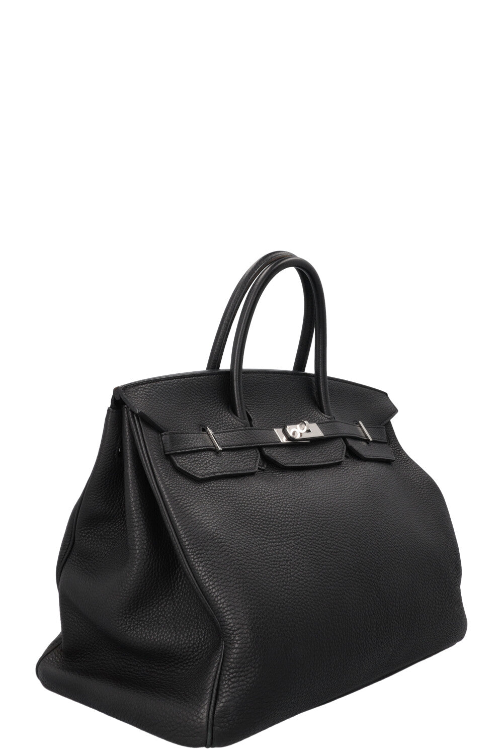 HERMÈS Birkin 40 Retourne Clemence Black