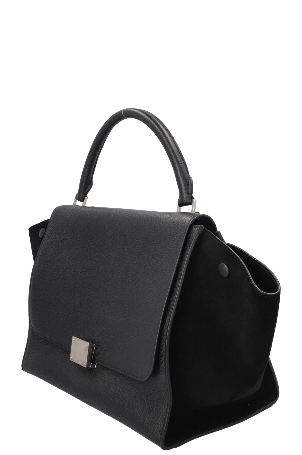 CÉLINE Trapeze Medium Handbag Black