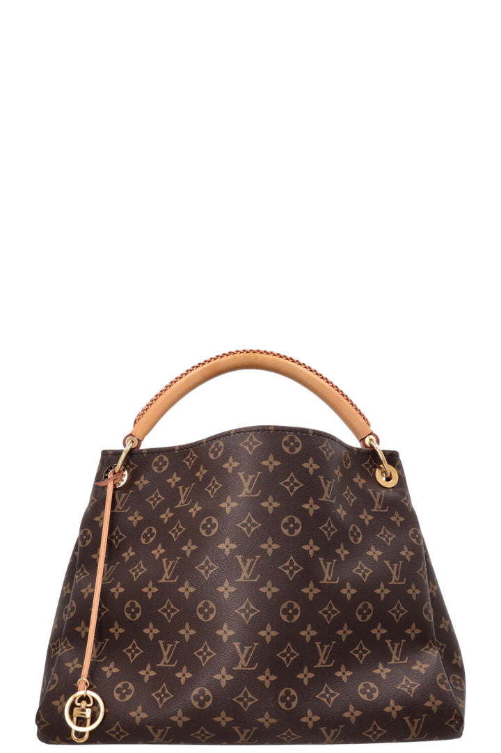LOUIS VUITTON Artsy Hobo Bag MNG Canvas