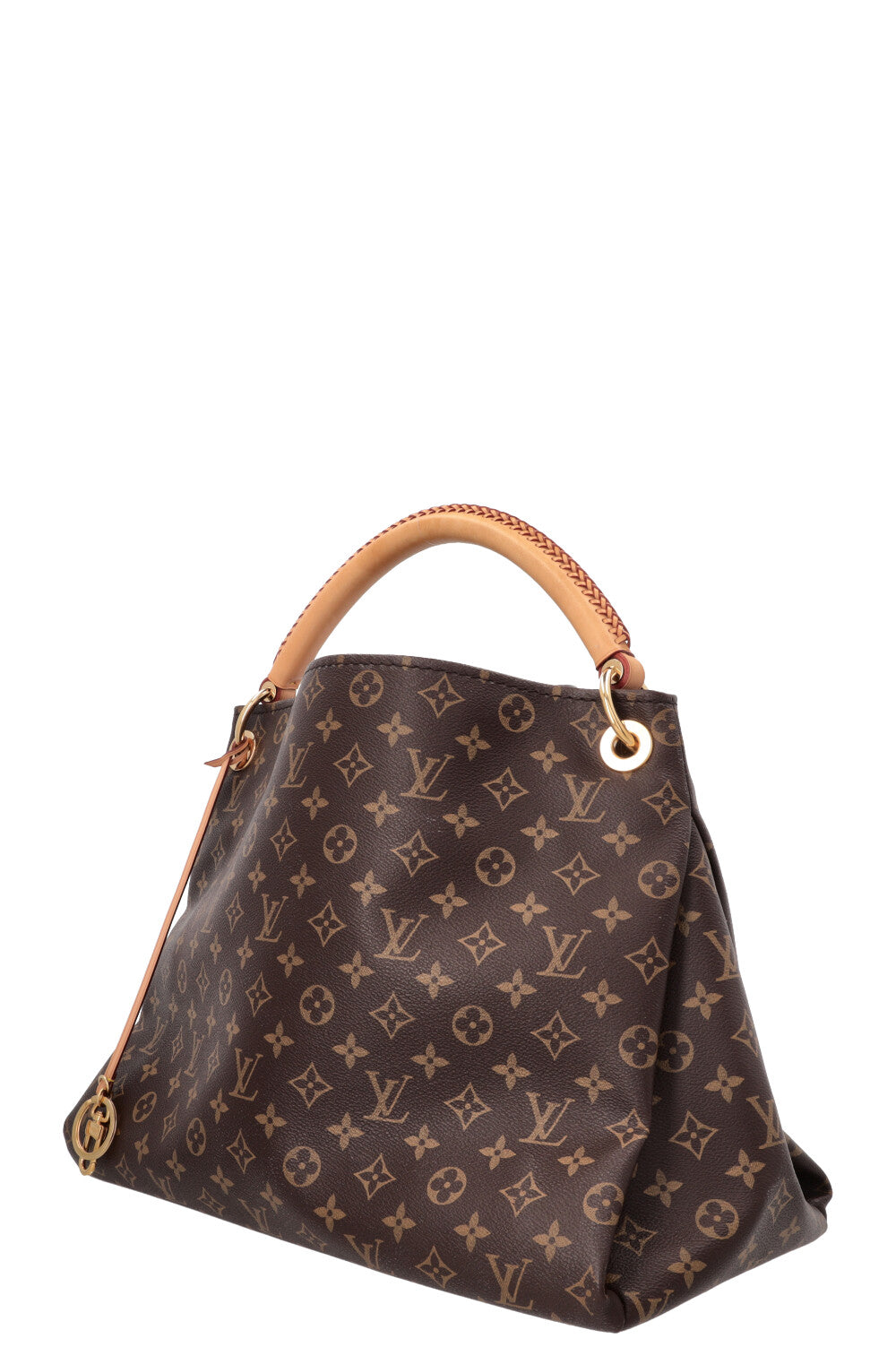 LOUIS VUITTON Artsy Hobo Bag MNG Canvas