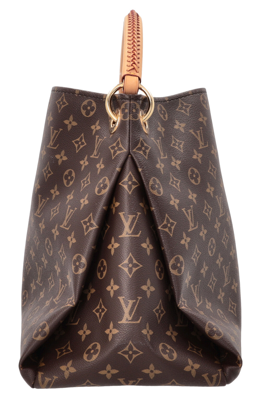 LOUIS VUITTON Artsy Hobo Bag MNG Canvas
