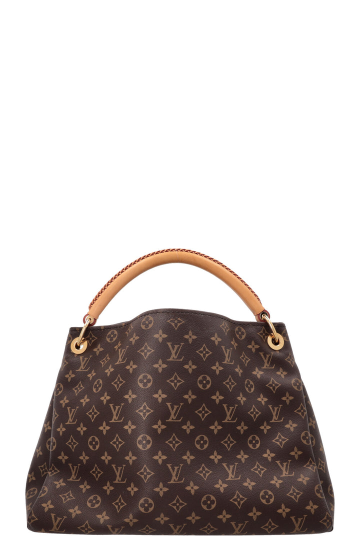 LOUIS VUITTON Artsy Hobo Bag MNG Canvas