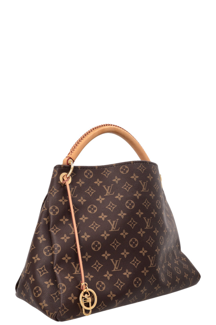 LOUIS VUITTON Artsy Hobo Bag MNG Canvas