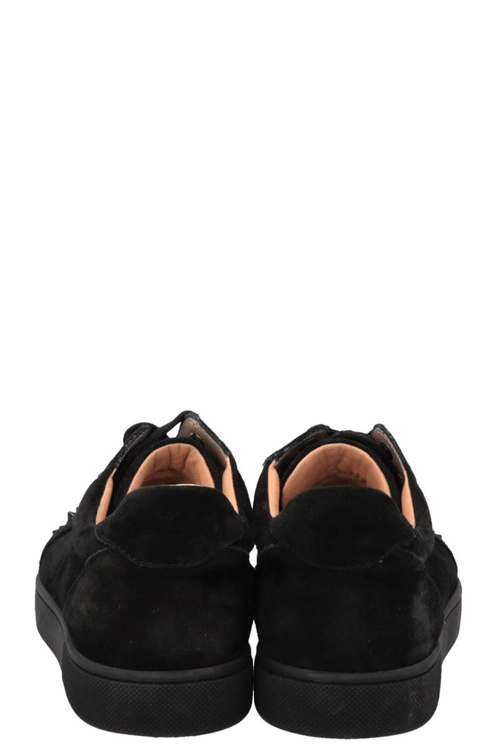 CHRISTIAN LOUBOUTIN Louis Spike Sneakers Suede Black