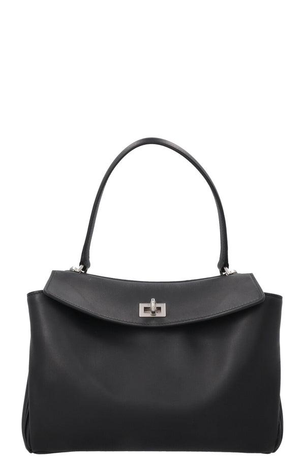 BALENCIAGA Rodeo Small Tote Bag Leather Black