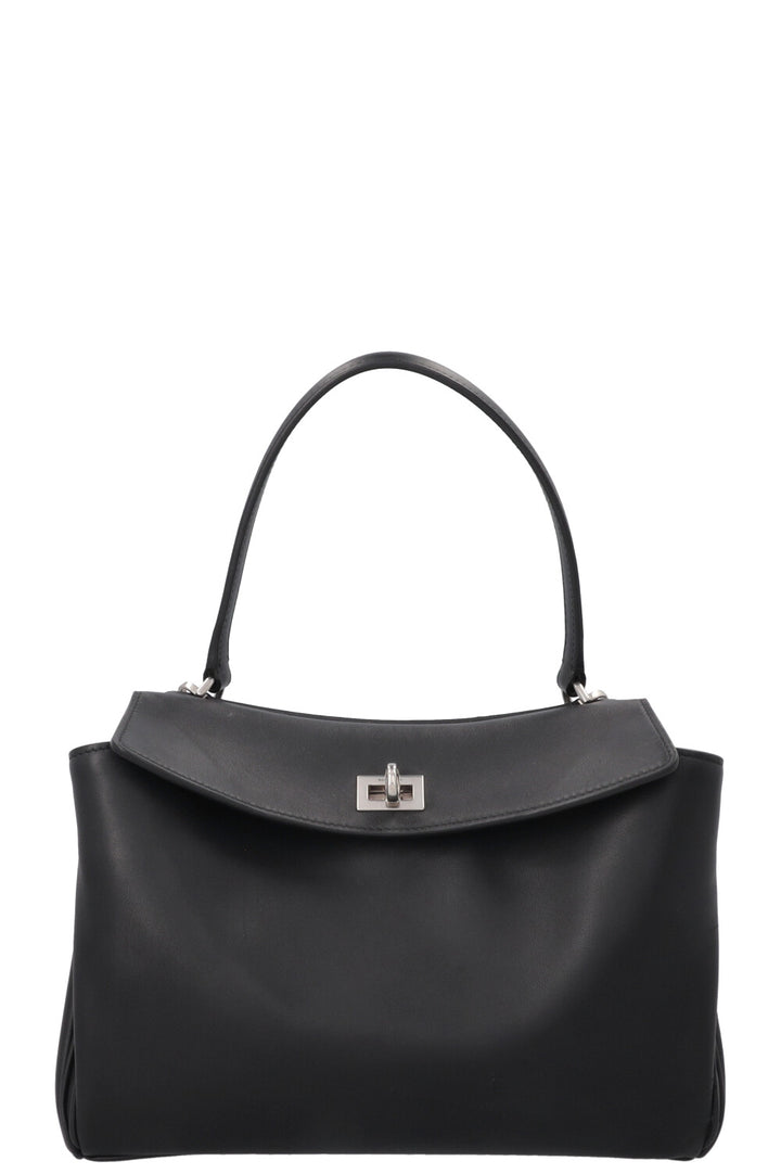 BALENCIAGA Rodeo Small Tote Bag Leather Black