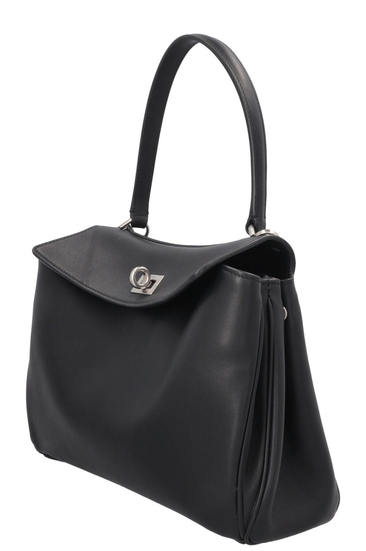 BALENCIAGA Rodeo Small Tote Bag Leather Black
