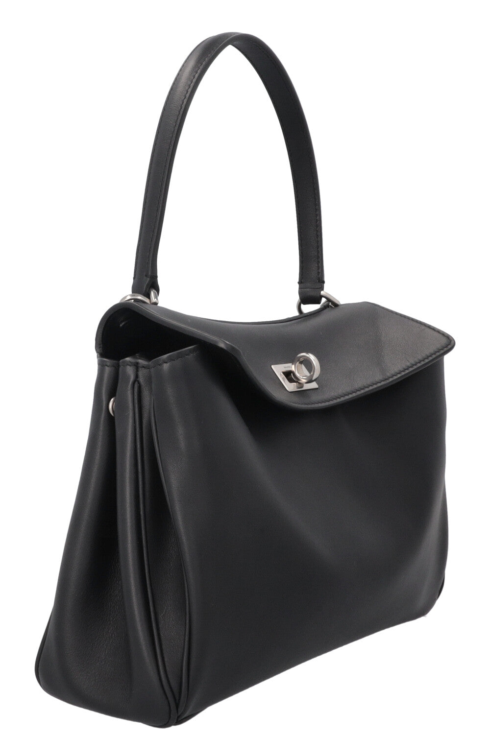 BALENCIAGA Rodeo Small Tote Bag Leather Black