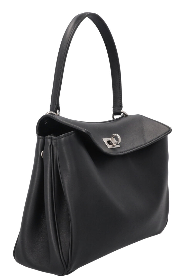 BALENCIAGA Rodeo Small Tote Bag Leather Black
