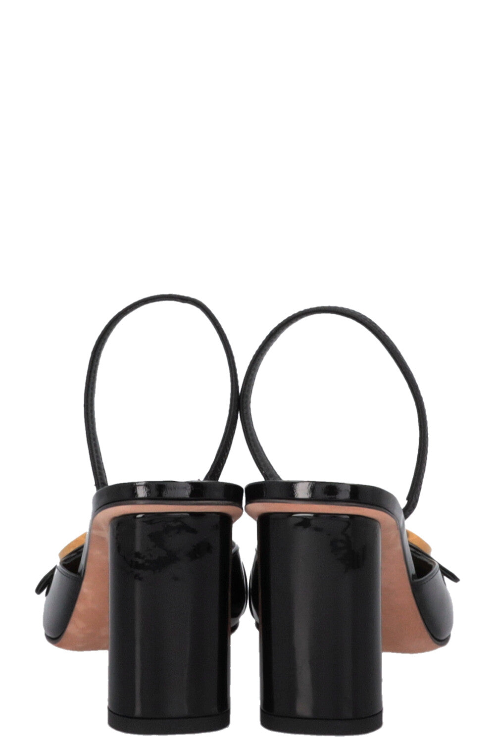 CHRISTIAN DIOR C'Est Dior Slingback Heels Patent Black