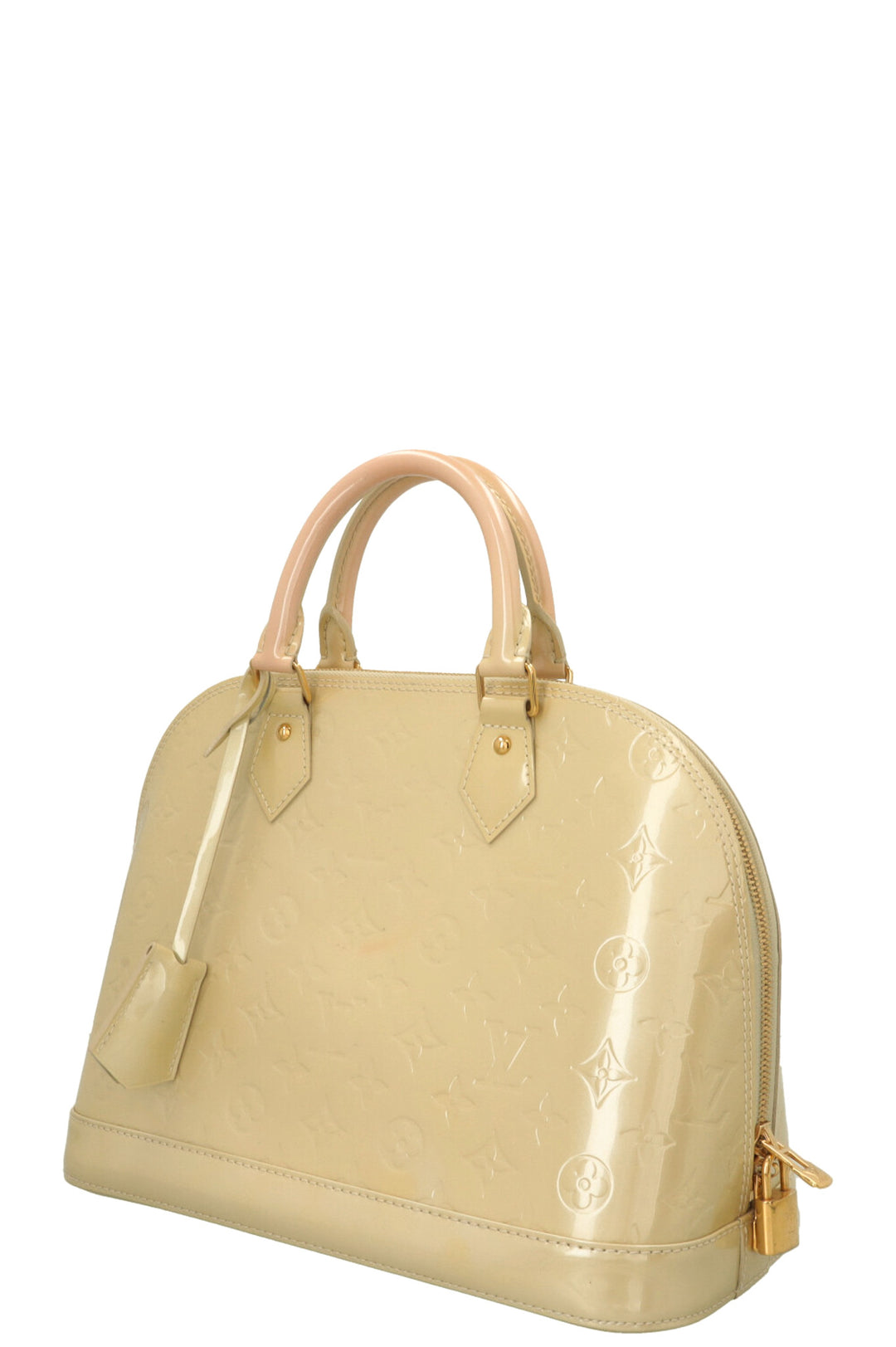 LOUIS VUITTON Alma PM Vernis Yellow