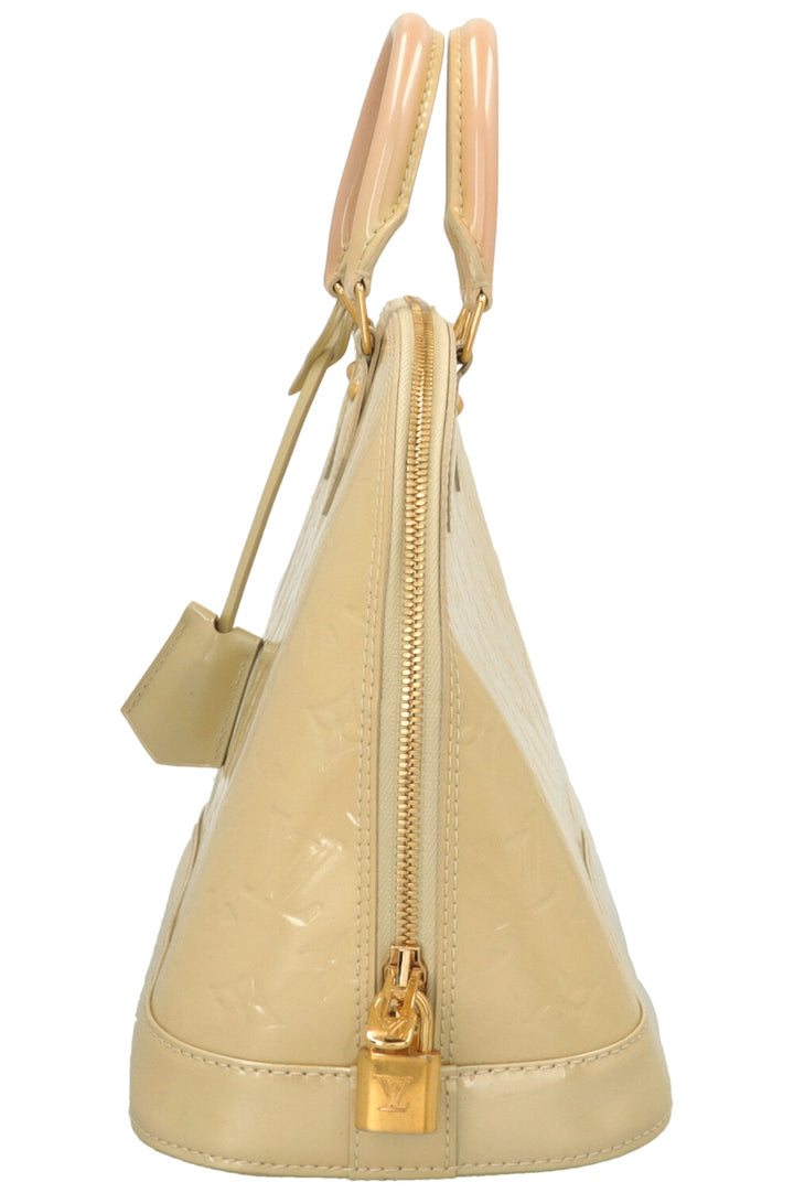 LOUIS VUITTON Alma PM Vernis Yellow