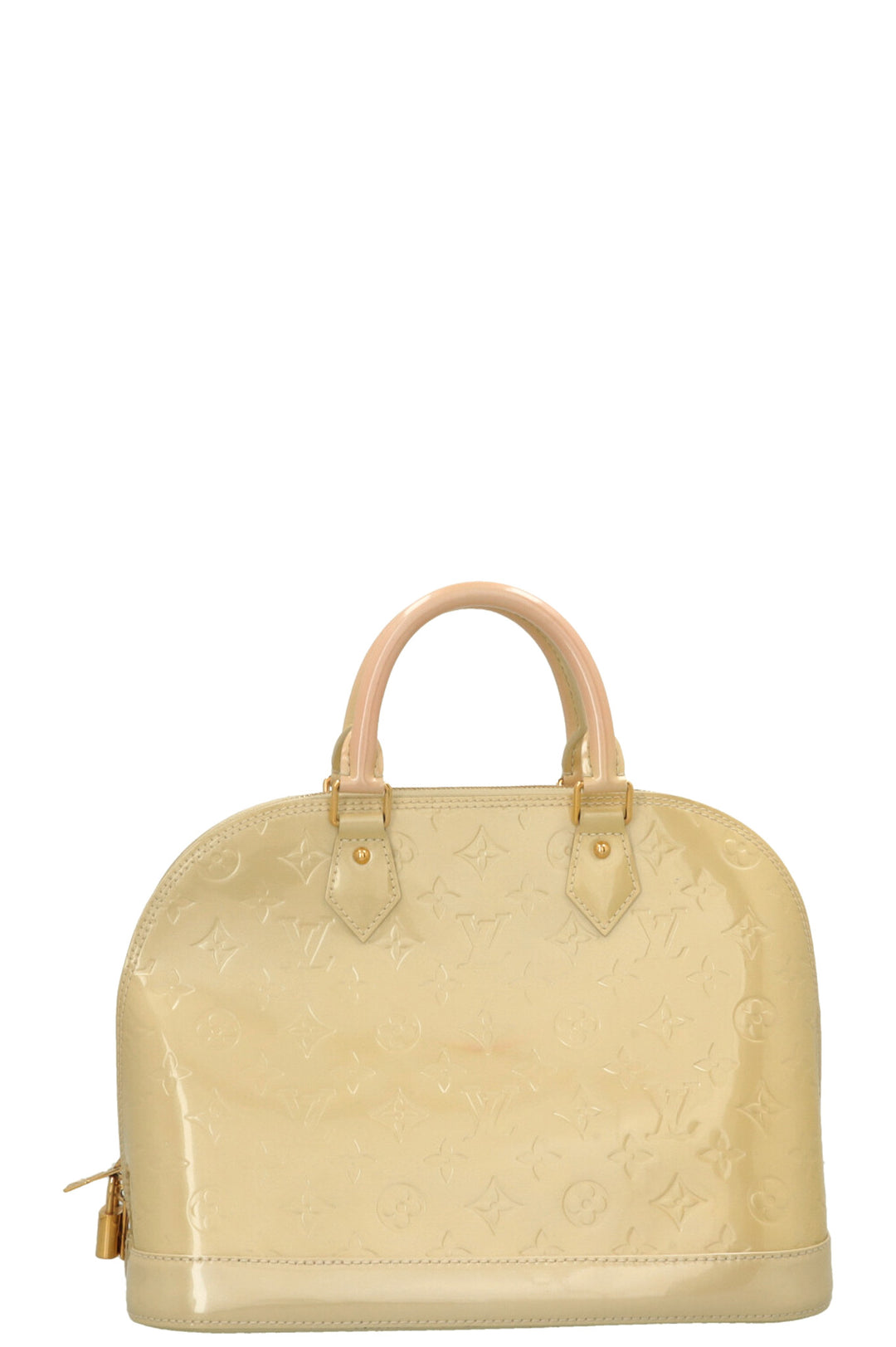 LOUIS VUITTON Alma PM Vernis Yellow