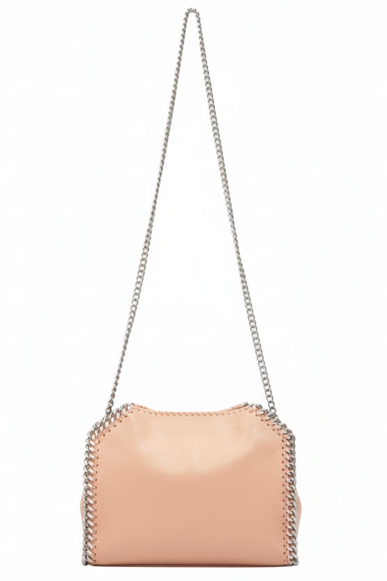 Sac cabas mini Falabella STELLA MCCARTNEY, couleur pêche brillante