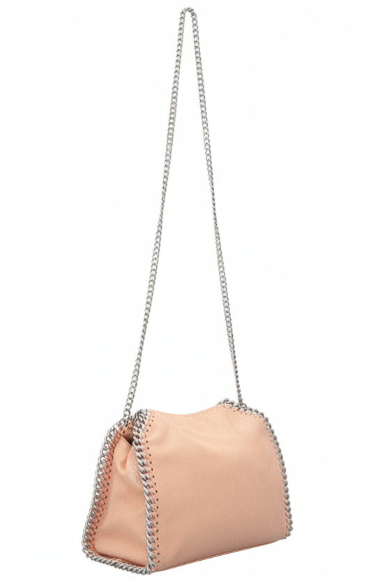 Sac cabas mini Falabella STELLA MCCARTNEY, couleur pêche brillante