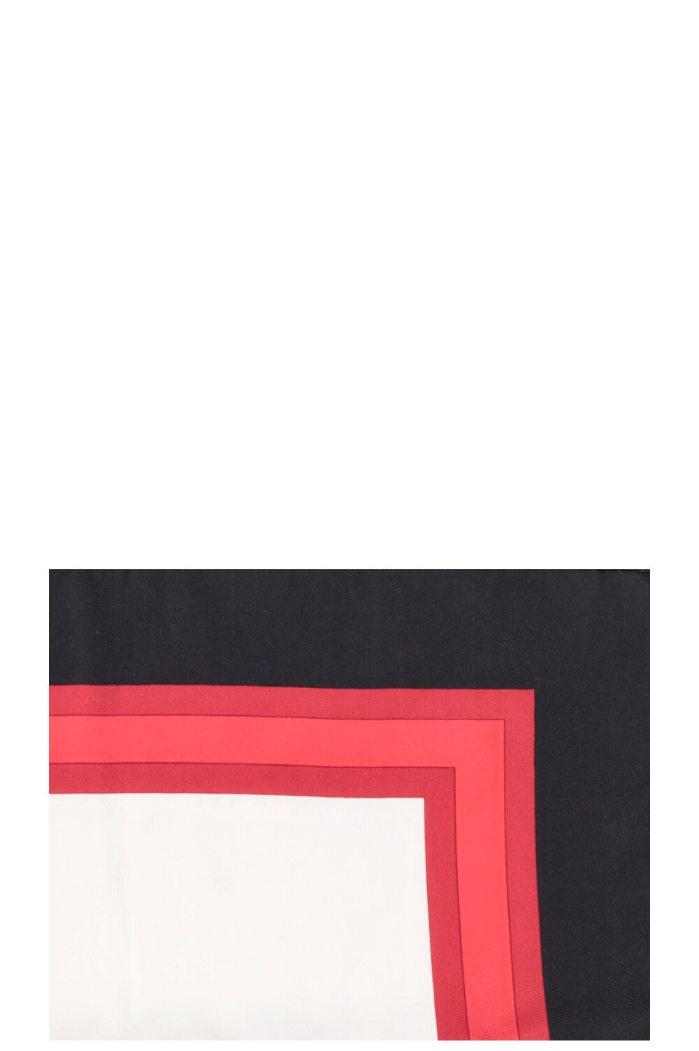 HERMES Carré 90 Les Chats Blanc Rouge