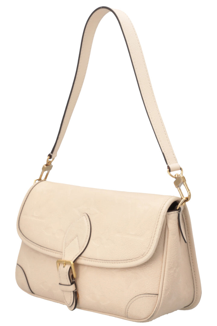 LOUIS VUITTON Diane PM Crossbody Bag Empreinte Cream