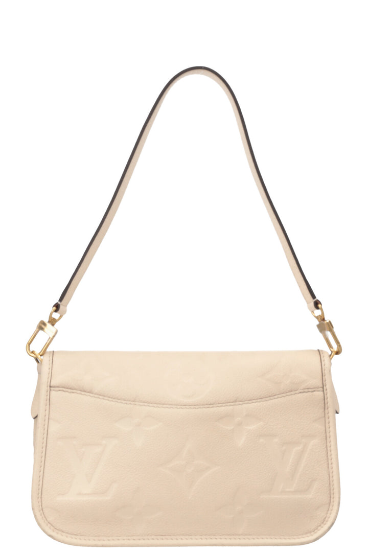 LOUIS VUITTON Diane PM Crossbody Bag Empreinte Cream