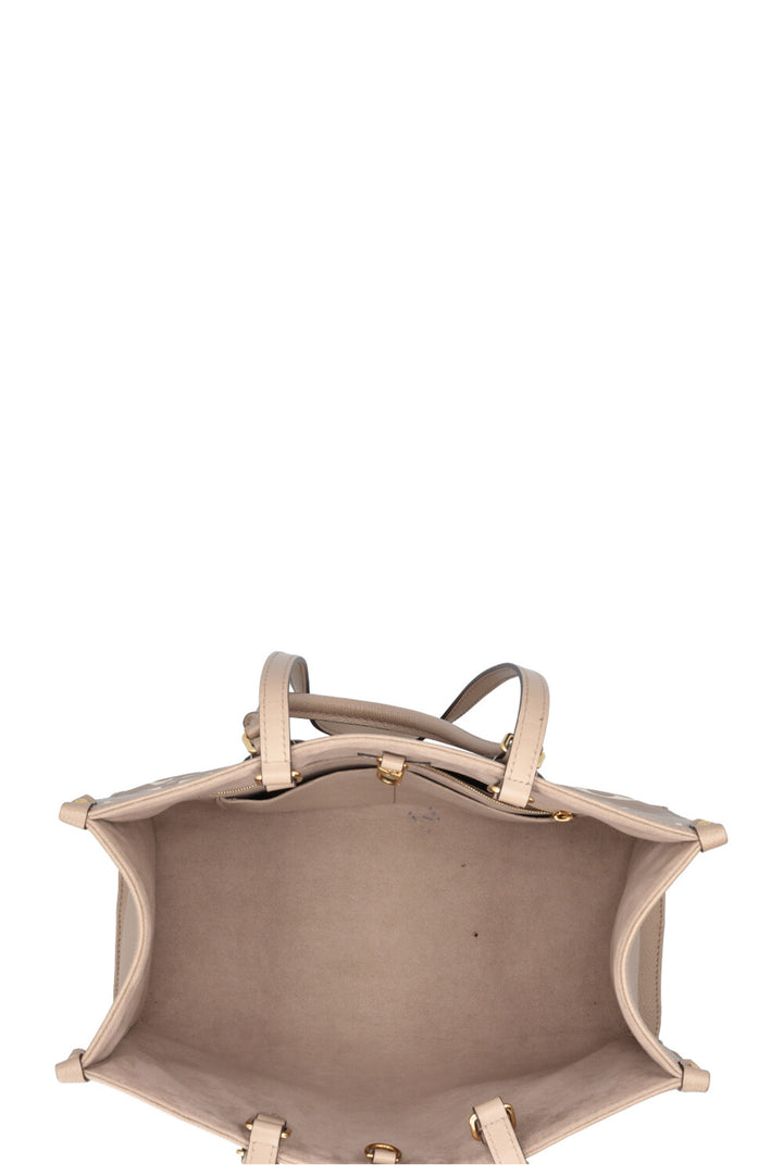 LOUIS VUITTON OnTheGo MM Empreinte Crème