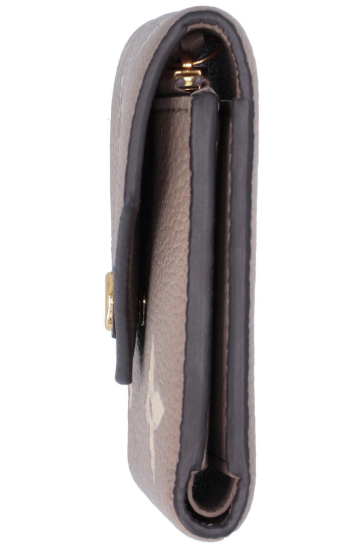 LOUIS VUITTON Victorine Wallet Empreinte Tourterelle Creme