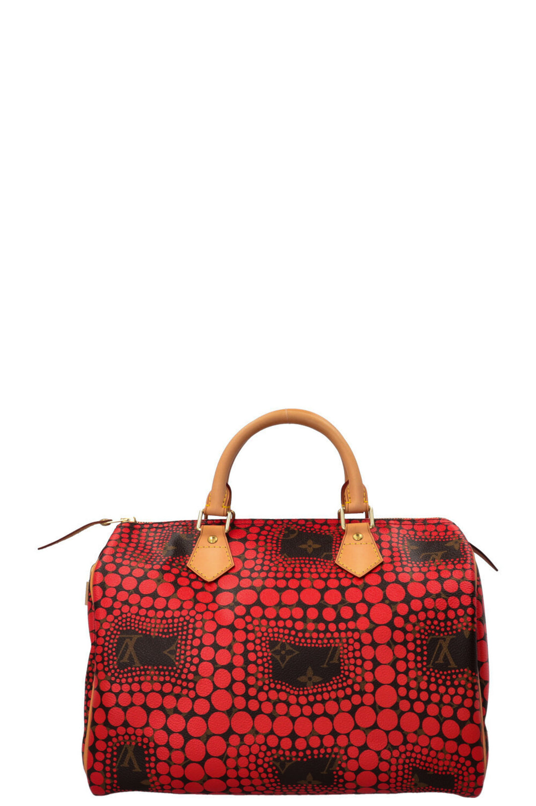 LOUIS VUITTON Speedy 30 Yayoi Kusama 2012 Rouge