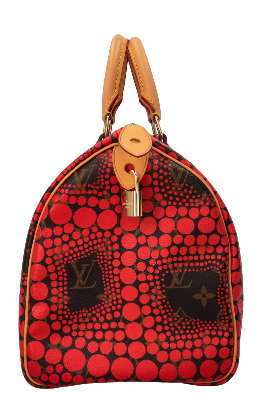 LOUIS VUITTON Speedy 30 Yayoi Kusama 2012 Rouge