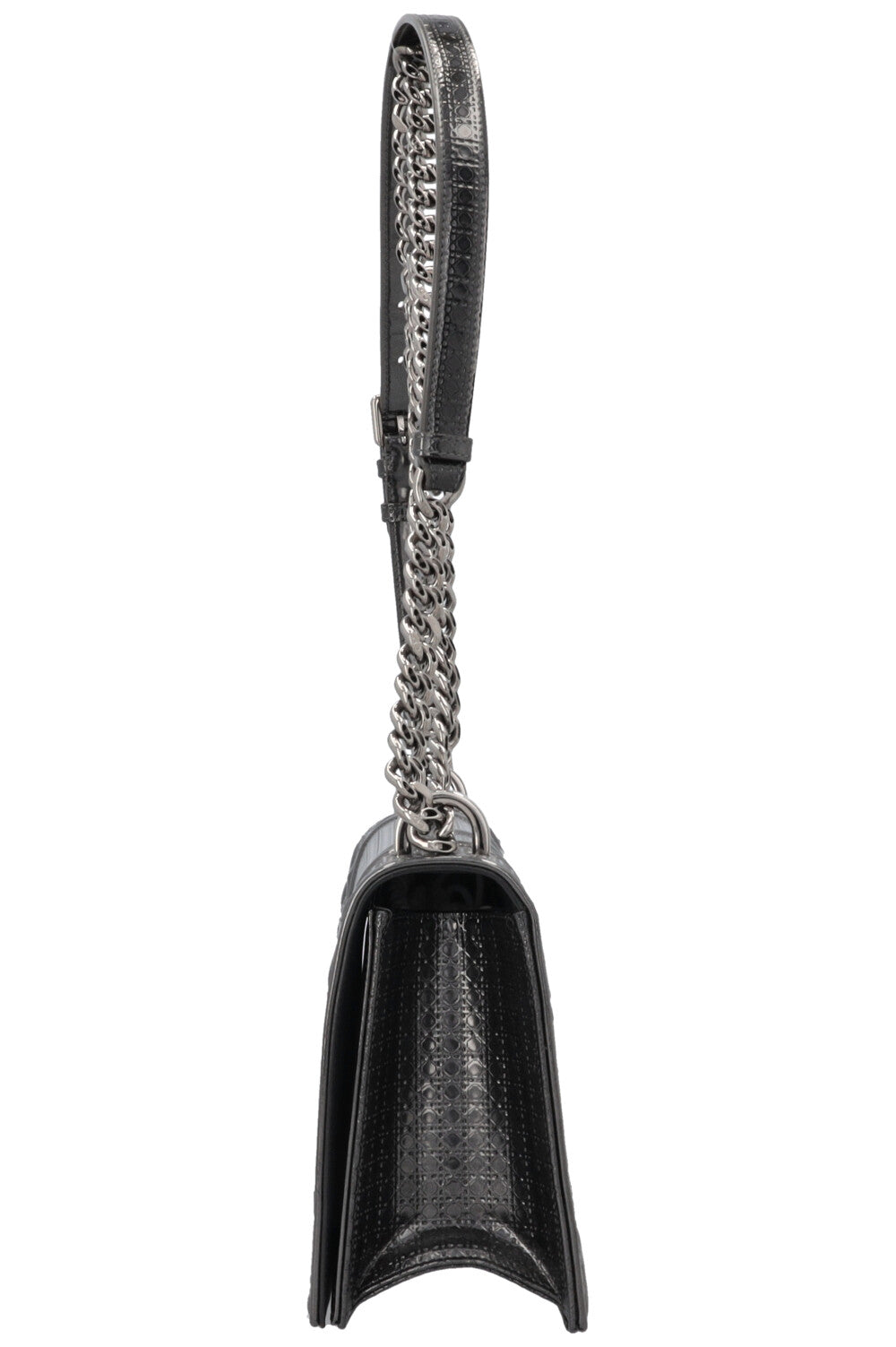 CHRISTIAN DIOR Diorama Bag Metallic Silver