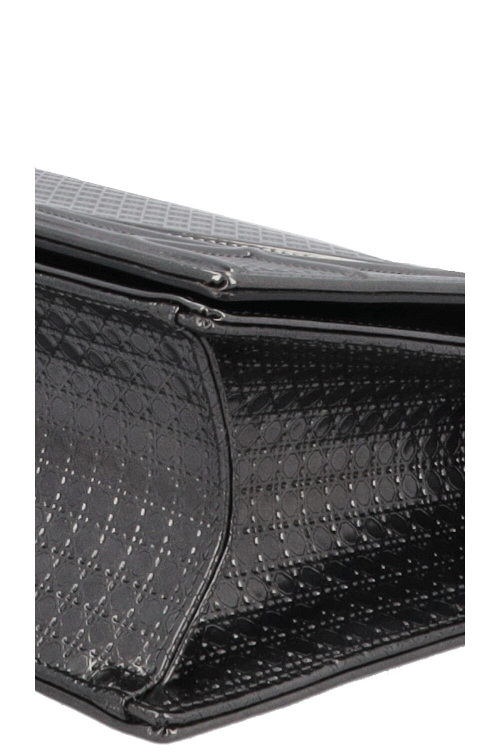 CHRISTIAN DIOR Diorama Bag Metallic Silver