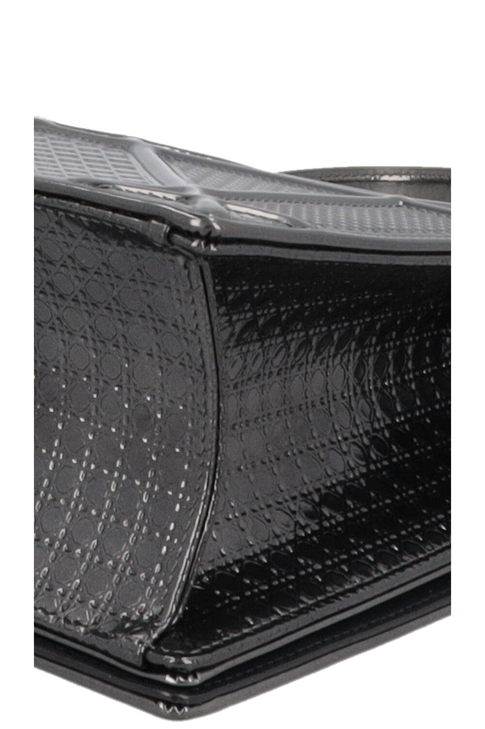 CHRISTIAN DIOR Diorama Bag Metallic Silver