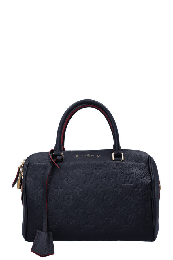 LOUIS VUITTON Speedy Bandouliere 25 Empreinte Marine Rouge