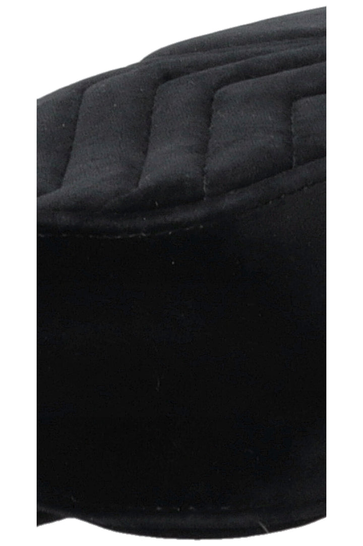 GUCCI Small Marmont Bag Embellished Velvet Black