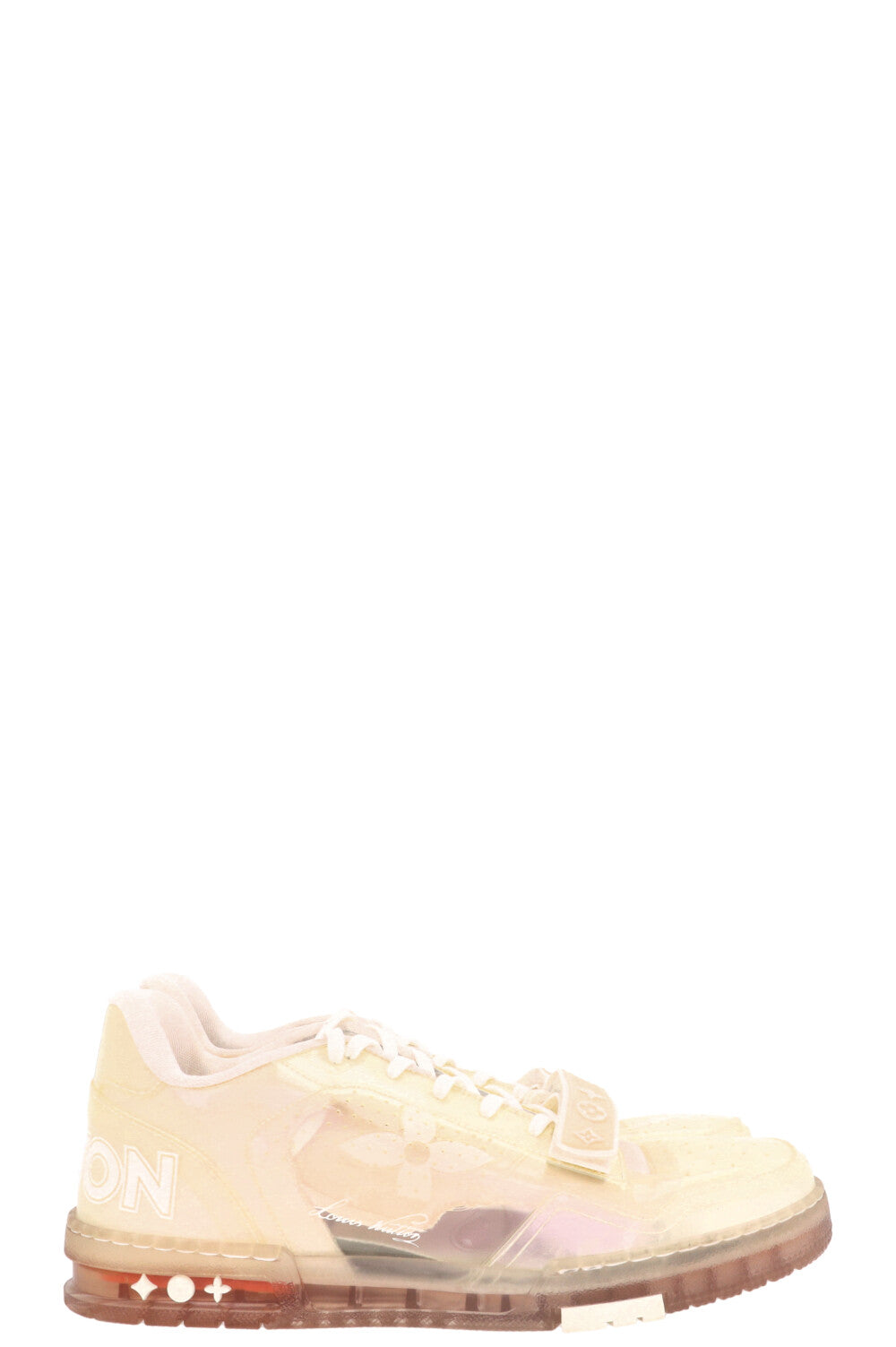LOUIS VUITTON Trainer Sneakers Transparent