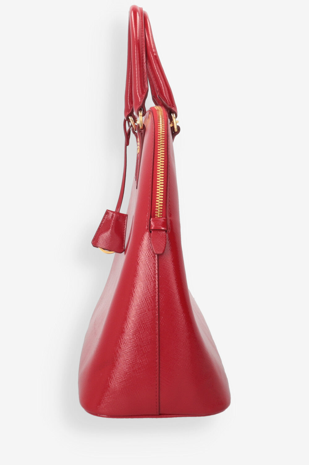 PRADA Shiny Red Bag wenig schatten
