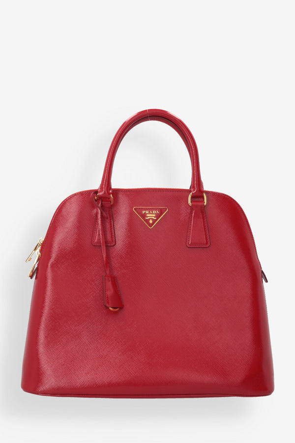 PRADA TAsche rot weniger schatten/ mehr links
