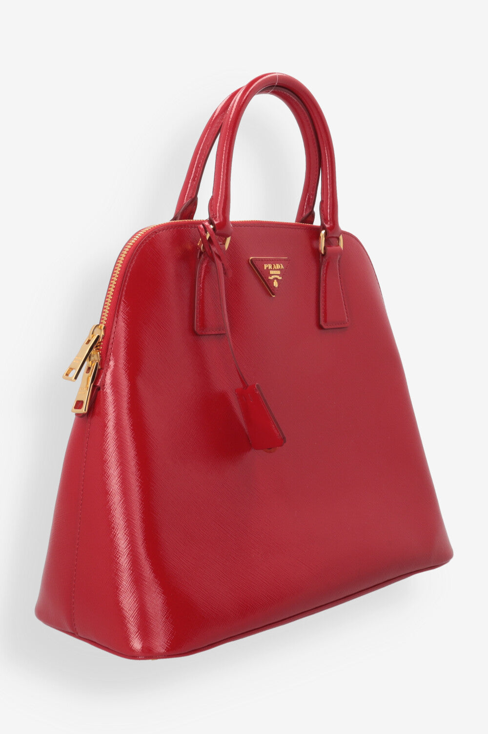 PRADA TAsche rot weniger schatten/ mehr links